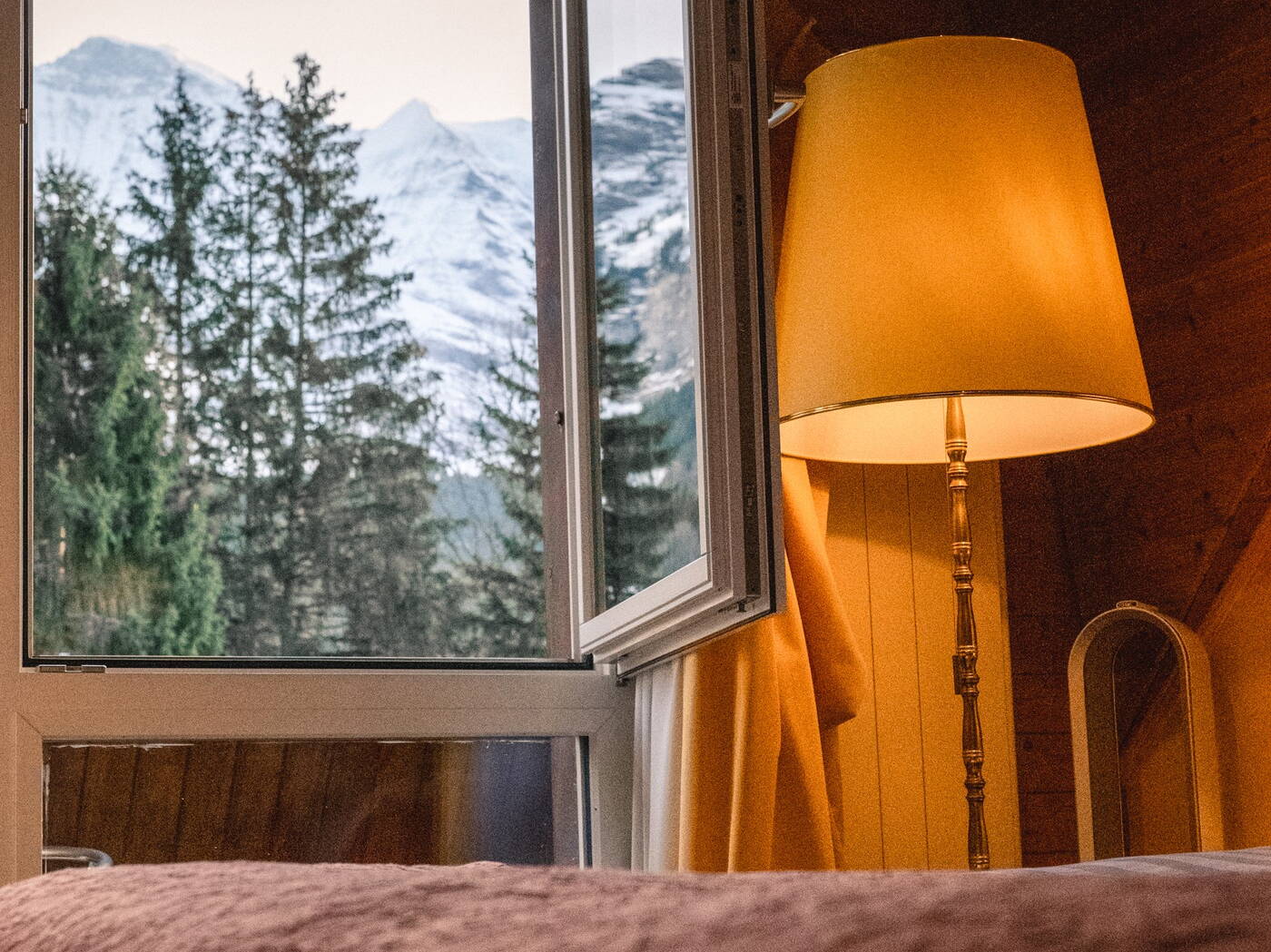 Doppelzimmer mit Jungfraublick - Hotel Silberhorn**** Wengen