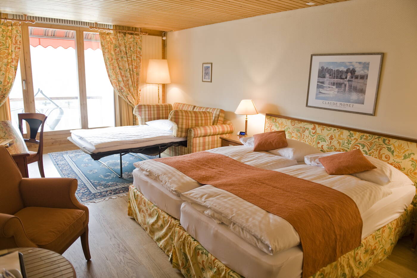 Triple and quadruple rooms with Junfrau view - Hotel Silberhorn**** Wengen