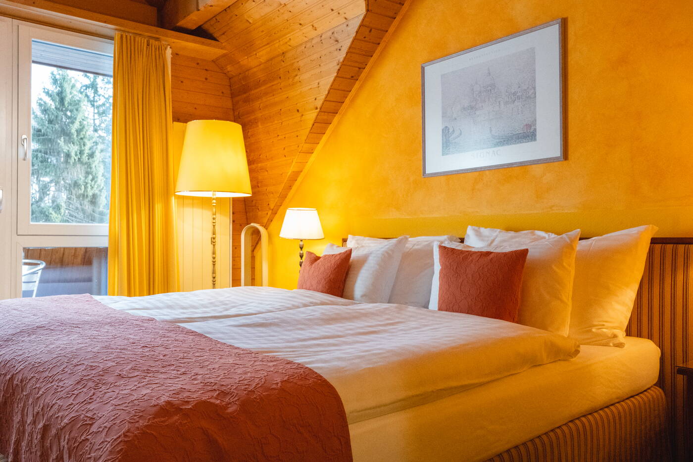 Doppelzimmer mit Jungfraublick - Hotel Silberhorn**** Wengen