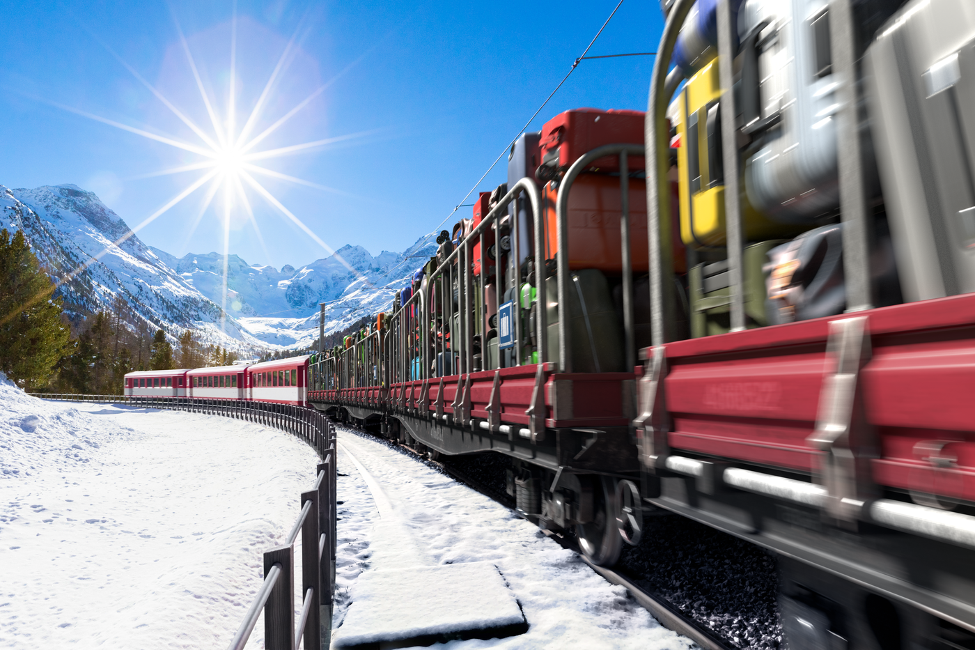 SBB Spécial-bagages - Hôtel Silberhorn**** Wengen