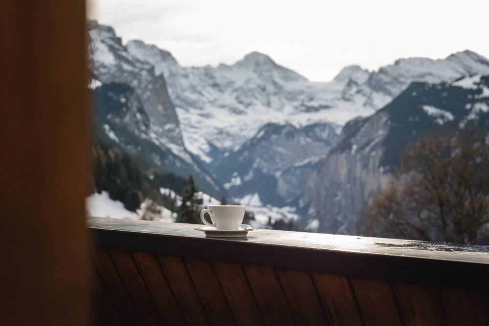 Doppelzimmer mit Jungfraublick - Hotel Silberhorn**** Wengen