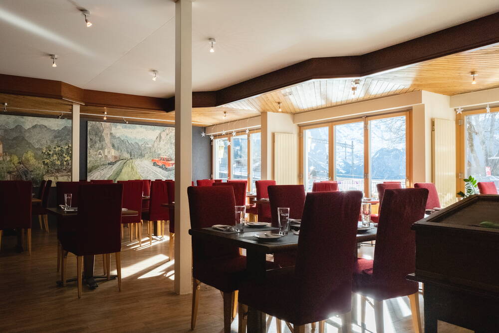 Sun terrace - Hotel Silberhorn**** Wengen