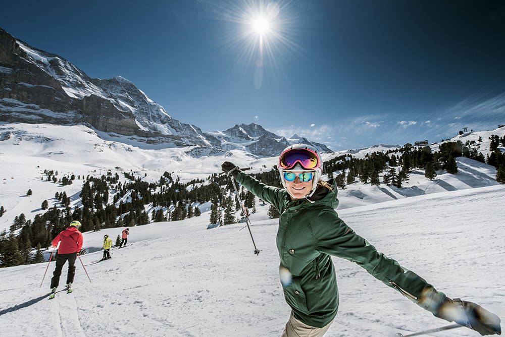 Wengen - région de la Jungfrau en hiver