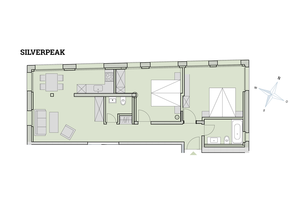 «Silver Peak» Apartment Hotel Silberhorn