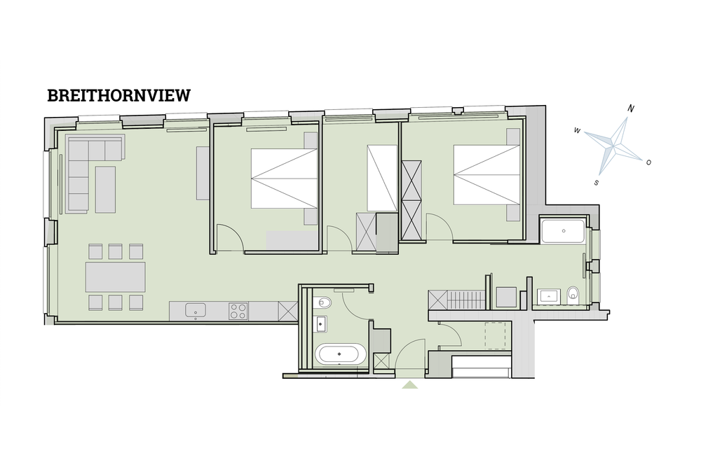 «Breithorn View» Apartment Hotel Silberhorn